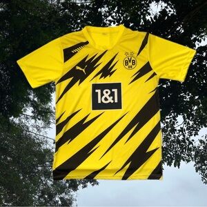 Puma Yellow and Black Men's Jersey